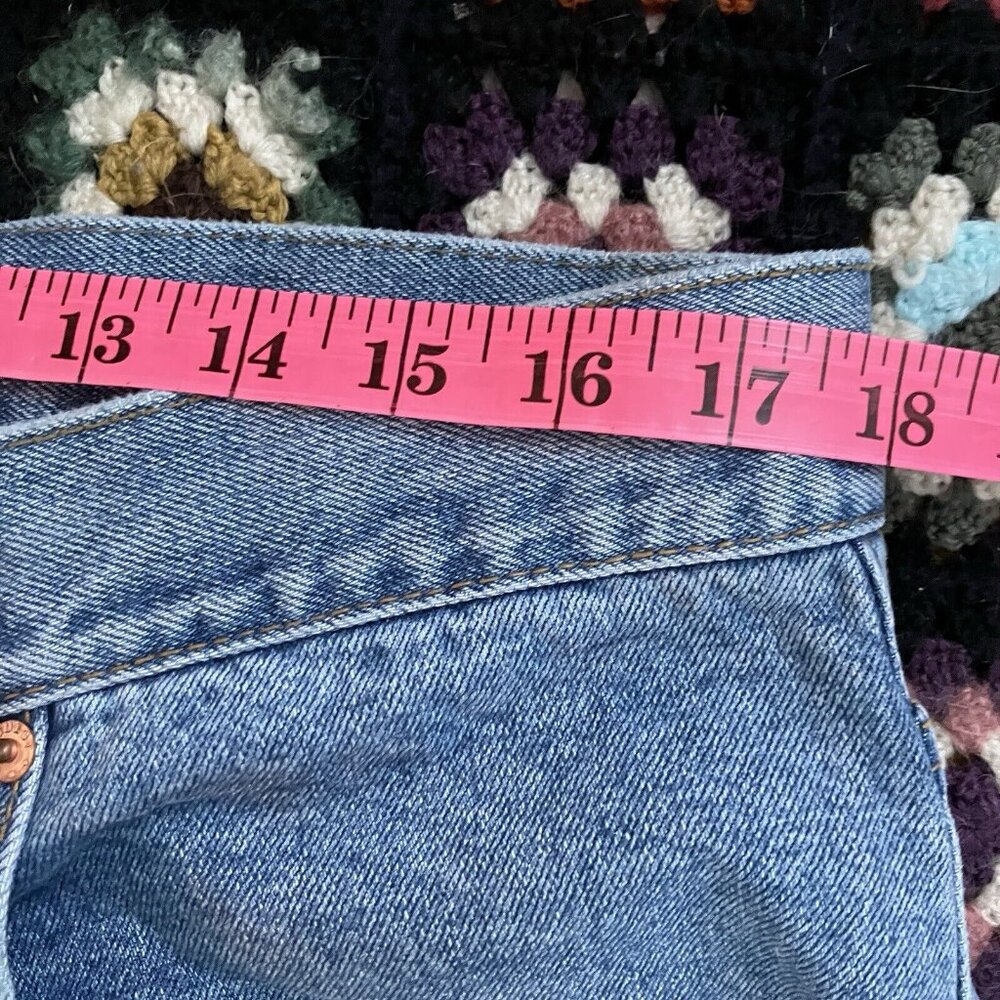 Vintage Request Jeans 2000s 90s 36" Blue Straight Leg Denim Dad Mom Y2K - Picture 7 of 10